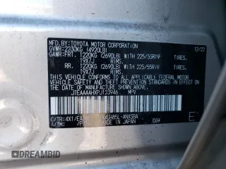 2023 Toyota Venza LE with VIN JTEAAAAHXPJ123946, listed as a Copart auction lot 37435884 with 10,055 mi miles. Bid and sale history available at carsss.com. Image 15.