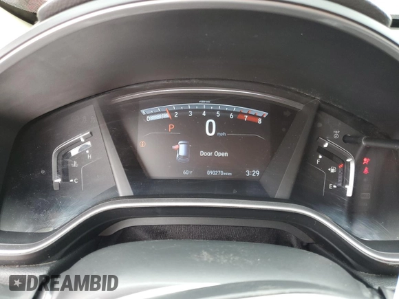 2018 Honda CR-V EX-L with VIN 2HKRW2H87JH661797, listed as a Copart auction lot 52279815 with 90,270 mi miles and Salvage Title. Bid and sale history available at carsss.com. Image 9.
