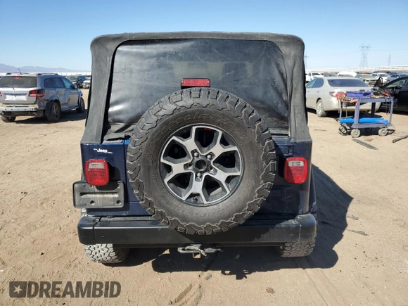 2004 Jeep Wrangler Sport with VIN 1J4FA49S34P724081, listed as a Copart auction lot 72174274 with 150,810 mi miles and Salvage Title. Bid and sale history available at carsss.com. Image 6.