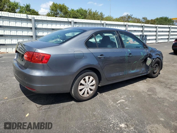 2014 Volkswagen Jetta Sedan S with VIN 3VW2K7AJ8EM221379, listed as a Copart auction lot 51518965 with 149,347 mi miles and Salvage Title. Bid and sale history available at carsss.com. Image 3.