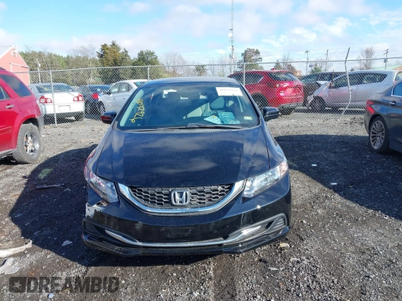 2014 Honda Civic Sedan LX with VIN 19XFB2F59EE021804, listed as a IAAI auction lot 41032926 with 91,634 mi miles. Bid and sale history available at carsss.com. Image 12.