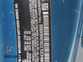 2022 MINI Convertible Cooper S z VIN WMW43DL03N3N64966, wystawiony jako Copart lot #74749364 z przebiegiem Nie podano mil oraz Nie do naprawy • Non repairable. Historia ofert i sprzedaży dostępna na DreamBid. Obrazek 13.