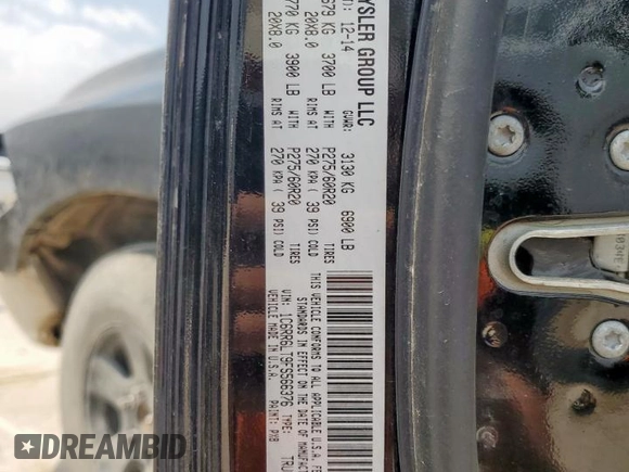 2015 Ram 1500 Outdoorsman z VIN 1C6RR6LT9FS566376, wystawiony jako Copart lot #57241255 z przebiegiem 130 919 mil mil oraz Szkoda całkowita • Salvage title. Historia ofert i sprzedaży dostępna na DreamBid. Obrazek 13.