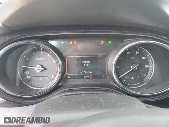 2022 Buick Encore GX Essence with VIN KL4MMFSL1NB134196, listed as a Copart auction lot 61568115 with 14,707 mi miles and Salvage title. Bid and sale history available at DreamBid. Image 9.