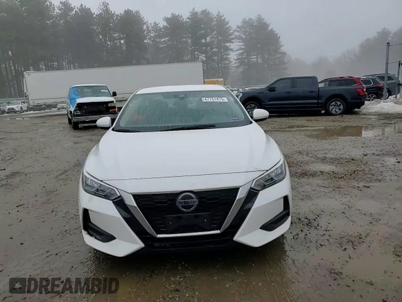 2020 Nissan Sentra SV with VIN 3N1AB8CV6LY300336, listed as a Copart auction lot 47751475 with 126,789 mi miles and Salvage Title. Bid and sale history available at carsss.com. Image 10.