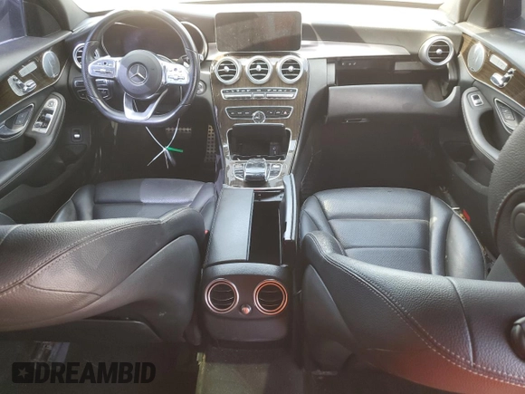 2020 Mercedes-Benz C 300 with VIN W1KWF8EB4LR580098, listed as a Copart auction lot 49272095 with Not Provided miles and Clean Title. Bid and sale history available at DreamBid. Image 8.