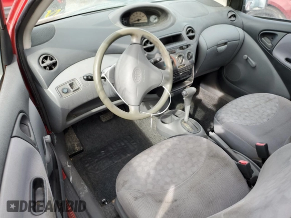 2000 Toyota ECHO with VIN JTDAT123XY0041692, listed as a Copart auction lot 73671444 with Not Provided miles and Non Repairable. Bid and sale history available at DreamBid. Image 8.