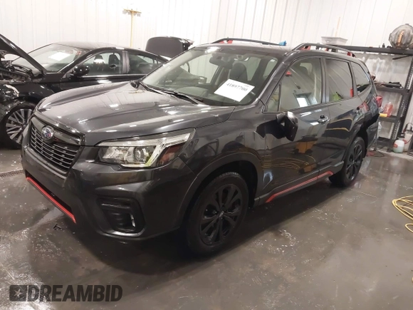 2019 Subaru Forester Sport with VIN JF2SKAPCXKH575981, listed as a IAAI auction lot 41897700 with 60,322 mi miles. Bid and sale history available at carsss.com. Image 22.