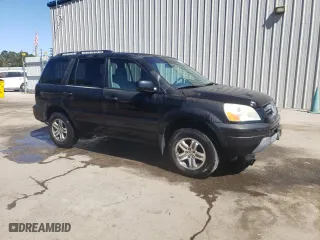 2004 Honda Pilot EX with VIN 2HKYF184X4H505843, listed as a Copart auction lot 50374245 with 237,863 mi miles and Salvage Title. Bid and sale history available at carsss.com. Image 4.
