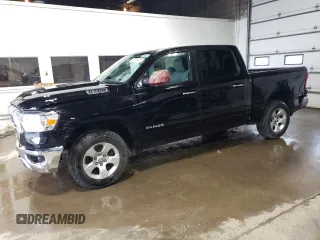 2019 Ram 1500 Big Horn/Lone Star with VIN 1C6SRFFTXKN695717, listed as a Copart auction lot 53876425 with 96,739 mi miles and Clean Title. Bid and sale history available at carsss.com. Image 1.