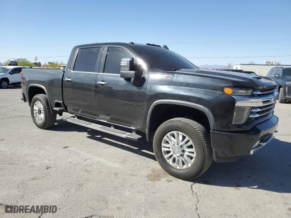 2020 Chevrolet Silverado 3500HD High Country with VIN 1GC4YVEYXLF105443, listed as a Copart auction lot 52015675 with 73,070 mi miles and Salvage Title. Bid and sale history available at carsss.com. Image 4.