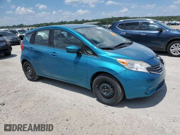 2015 Nissan Note S with VIN 3N1CE2CP8FL369285, listed as a Copart auction lot 62345535 with 78,980 mi miles and Salvage title. Bid and sale history available at DreamBid. Image 4.