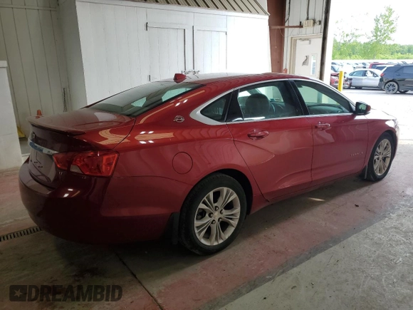 2014 Chevrolet Impala LT z VIN 2G1125S37E9215691, wystawiony jako Copart lot #59566495 z przebiegiem 135 112 mil mil oraz Szkoda całkowita • Salvage title. Historia ofert i sprzedaży dostępna na DreamBid. Obrazek 3.