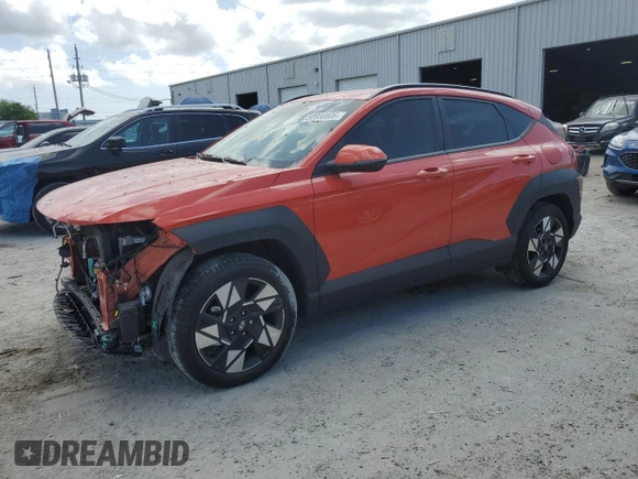 2024 Hyundai Kona SEL with VIN KM8HB3AB2RU115599, listed as a Copart auction lot 50888805 with 9,738 mi miles and Salvage Title. Bid and sale history available at DreamBid. Image 1.