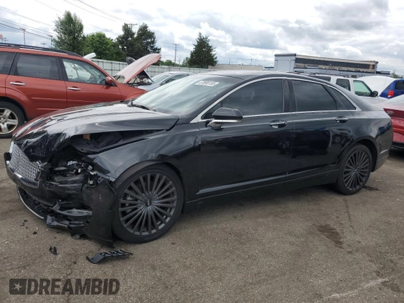 2017 Lincoln MKZ Reserve with VIN 3LN6L5E96HR648522, listed as a Copart auction lot 57698155 with 106,379 mi miles and Salvage title. Bid and sale history available at DreamBid. Image 1.