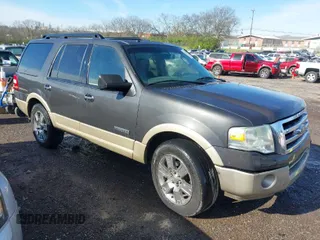 2007 Ford Expedition Eddie Bauer z VIN 1FMFU17597LA79212, wystawiony jako IAAI lot #41872521 z przebiegiem 249 864 mil mil oraz . Historia ofert i sprzedaży dostępna na DreamBid. Obrazek 1.