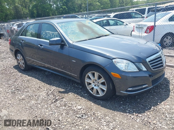 2012 Mercedes-Benz E 350 Luxury with VIN WDDHF5KB7CA613332, listed as a IAAI auction lot 42549840 with Not provided miles and . Bid and sale history available at DreamBid. Image 1.