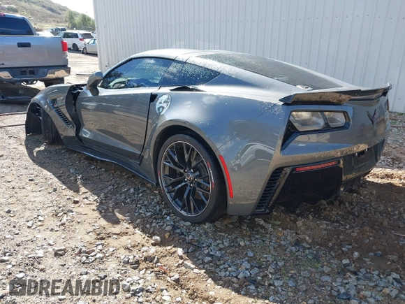 2016 Chevrolet Corvette Z06 1LZ with VIN 1G1YN2D6XG5606247, listed as a IAAI auction lot 41685364 with 23,742 mi miles. Bid and sale history available at carsss.com. Image 3.
