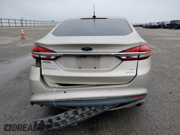2017 Ford Fusion SE with VIN 3FA6P0HD3HR215984, listed as a Copart auction lot 44459915 with 60,954 mi miles and Salvage Title. Bid and sale history available at DreamBid. Image 6.