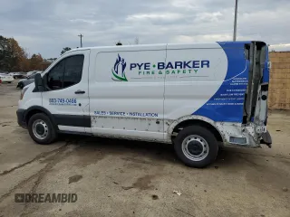 2020 Ford Transit Cargo with VIN 1FTYE1Y81LKA70748, listed as a Copart auction lot 80916514 with 104,077 mi miles and Salvage Title. Bid and sale history available at DreamBid. Image 2.