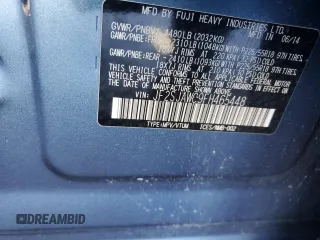 2015 Subaru Forester Touring with VIN JF2SJAWC9FH465448, listed as a Copart auction lot 88586465 with 142,718 mi miles and Salvage Title. Bid and sale history available at DreamBid. Image 12.