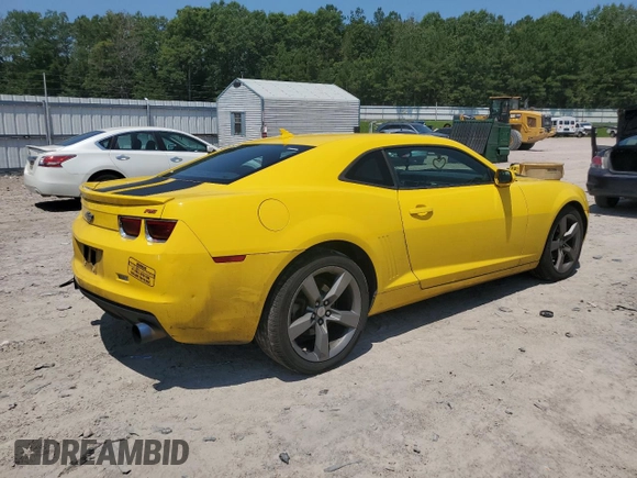 2012 Chevrolet Camaro 1LT with VIN 2G1FF1E32C9112691, listed as a Copart auction lot 62746385 with 127,607 mi miles and Salvage title. Bid and sale history available at DreamBid. Image 3.