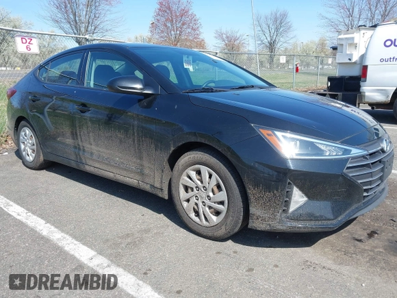 2019 Hyundai Elantra SE with VIN 5NPD74LF3KH467407, listed as a IAAI auction lot 41932623 with 95,218 mi miles and . Bid and sale history available at DreamBid. Image 1.
