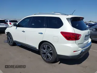 2017 Nissan Pathfinder SL with VIN 5N1DR2MM5HC623801, listed as a IAAI auction lot 42142474 with 110,175 mi miles and . Bid and sale history available at DreamBid. Image 3.