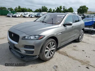 2018 Jaguar F-Pace 20d Prestige with VIN SADCK2FN9JA267448, listed as a Copart auction lot 64807975 with 129,796 mi miles and Clean title. Bid and sale history available at DreamBid. Image 1.