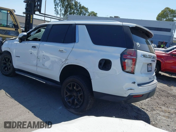 2021 Chevrolet Tahoe LT with VIN 1GNSCNKD7MR103115, listed as a IAAI auction lot 42519654 with 47,834 mi miles and . Bid and sale history available at DreamBid. Image 3.