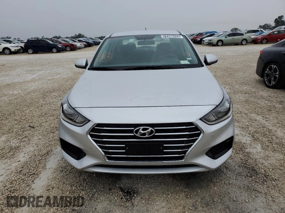 2020 Hyundai Accent SE with VIN 3KPC24A6XLE119512, listed as a Copart auction lot 72268422 with 44,853 mi miles. Bid and sale history available at carsss.com. Image 5.