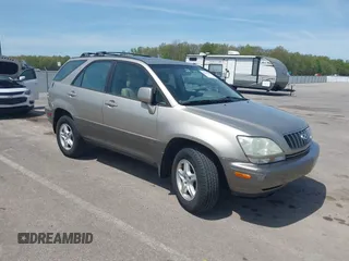 2001 Lexus RX 300 with VIN JTJHF10U410167728, listed as a IAAI auction lot 42094435 with 255,704 mi miles. Bid and sale history available at carsss.com. Image 1.