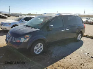 2009 Nissan Quest S with VIN 5N1BV28U69N104646, listed as a Copart auction lot 88790275 with 117,640 mi miles and Clean Title. Bid and sale history available at carsss.com. Image 1.