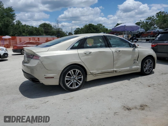 2014 Lincoln MKZ with VIN 3LN6L2G96ER817767, listed as a Copart auction lot 56537015 with 127,373 mi miles and Salvage title. Bid and sale history available at DreamBid. Image 3.