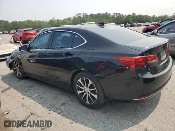 2015 Acura TLX with VIN 19UUB1F36FA023029, listed as a Copart auction lot 58912725 with 96,677 mi miles and Salvage title. Bid and sale history available at DreamBid. Image 2.