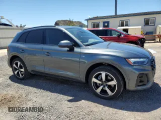 2023 Audi Q5 S line Prestige with VIN WA1FAAFY3P2055352, listed as a Copart auction lot 48815035 with 17,863 mi miles and Salvage title. Bid and sale history available at DreamBid. Image 4.