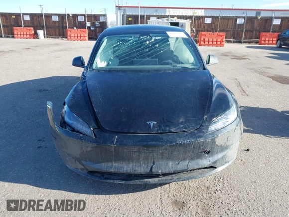 2025 Tesla Model 3 Long Range with VIN 5YJ3E1EB5SF877778, listed as a IAAI auction lot 41639595 with 8,295 mi miles and . Bid and sale history available at DreamBid. Image 11.
