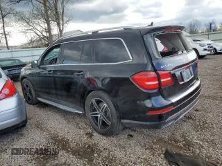 2017 Mercedes-Benz GLS 450 with VIN 4JGDF6EE4HA765897, listed as a Copart auction lot 55741505 with Not Provided miles and Salvage Title. Bid and sale history available at DreamBid. Image 2.