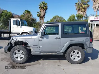 2018 Jeep Wrangler Sport S with VIN 1C4GJWAG9JL931235, listed as a IAAI auction lot 42417596 with 93,635 mi miles and . Bid and sale history available at DreamBid. Image 14.