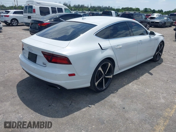 2016 Audi A7 3.0 Prestige with VIN WAU2GAFCXGN102993, listed as a IAAI auction lot 42099259 with 64,490 mi miles. Bid and sale history available at carsss.com. Image 4.