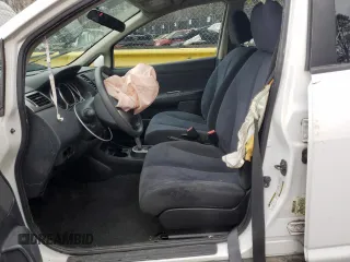 2009 Nissan Versa 1.8 S with VIN 3N1BC11E19L463266, listed as a Copart auction lot 47758755 with 111,257 mi miles and Salvage Title. Bid and sale history available at carsss.com. Image 7.