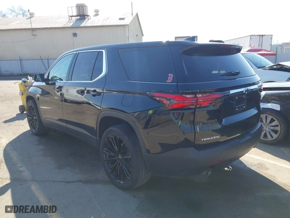 2022 Chevrolet Traverse LS with VIN 1GNERFKW8NJ122341, listed as a IAAI auction lot 41439431 with 36,716 mi miles. Bid and sale history available at carsss.com. Image 3.