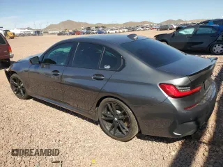 2021 BMW 3 Series 330i with VIN 3MW5R1J06M8B67021, listed as a Copart auction lot 49488195 with 67,806 mi miles and Salvage Title. Bid and sale history available at carsss.com. Image 2.
