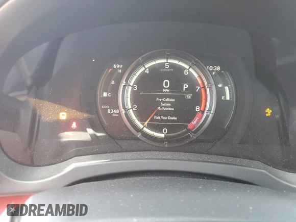 2024 Lexus IS 350 F Sport with VIN JTHGZ1B23R5081759, listed as a Copart auction lot 58436035 with 8,348 mi miles and Salvage title. Bid and sale history available at DreamBid. Image 9.