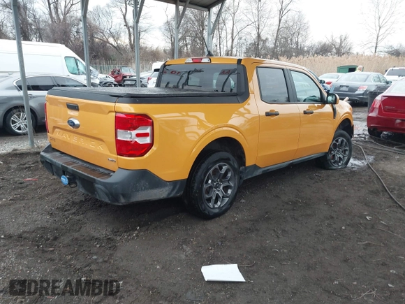 2022 Ford Maverick XL with VIN 3FTTW8F90NRA89835, listed as a IAAI auction lot 41453857 with 38,568 mi miles and . Bid and sale history available at DreamBid. Image 4.