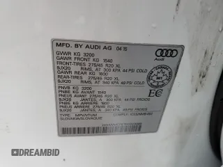 2015 Audi Q7 3.0L TDI Vorsprung Edition with VIN WA1WMCFE7FD023399, listed as a Copart auction lot 83018754 with 0 mi miles and Salvage Title. Bid and sale history available at carsss.com. Image 13.