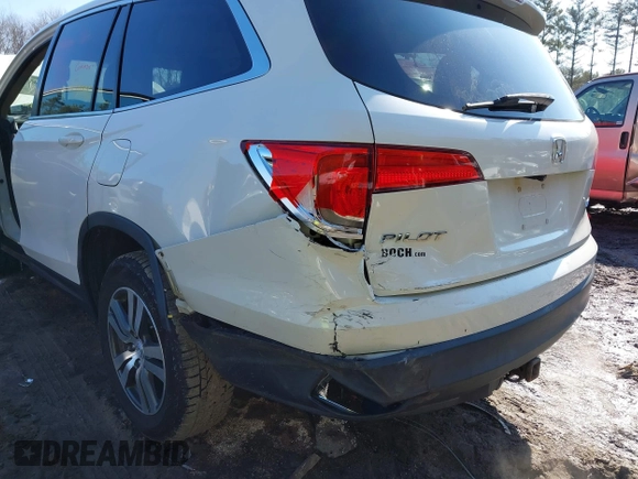2016 Honda Pilot EX-L with VIN 5FNYF6H50GB073384, listed as a IAAI auction lot 41639667 with 99,267 mi miles. Bid and sale history available at carsss.com. Image 6.