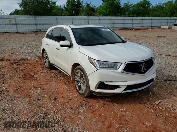 2018 Acura MDX Technology with VIN 5J8YD4H57JL000142, listed as a Copart auction lot 54399715 with 82,776 mi miles and Salvage title. Bid and sale history available at DreamBid. Image 14.