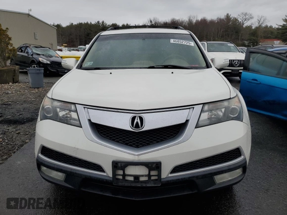 2012 Acura MDX Tech Pkg with VIN 2HNYD2H39CH514733, listed as a Copart auction lot 46852725 with 178,055 mi miles and Non Repairable. Bid and sale history available at carsss.com. Image 5.