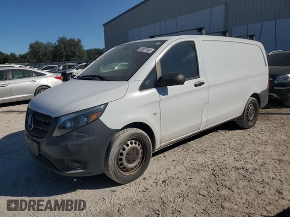 2017 Mercedes-Benz Metris Cargo Cargo with VIN WD3PG2EA2H3205704, listed as a Copart auction lot 82807464 with 56,585 mi miles and Salvage Title. Bid and sale history available at DreamBid. Image 1.